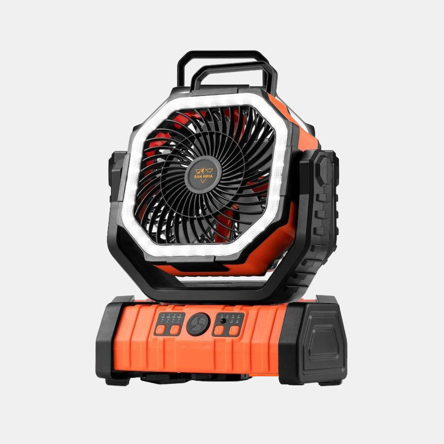 San Hima 20000 mAh Portable LED Camping Fan with Powerbank