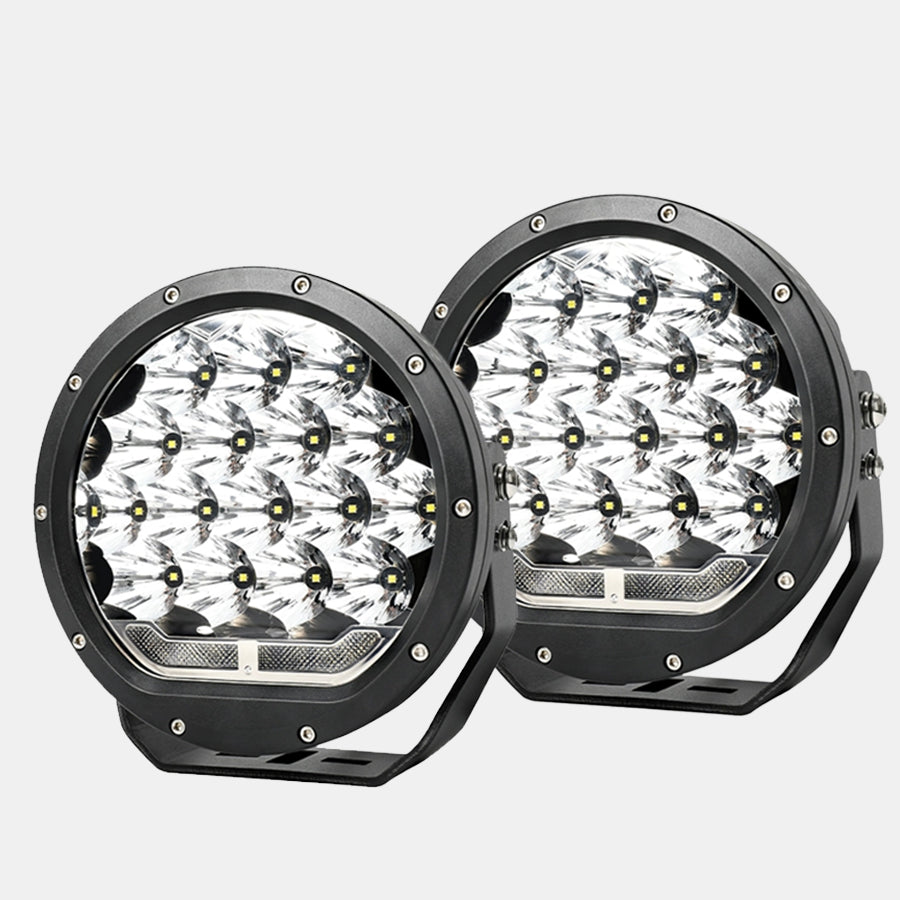 Deadtree 4x4 Spotlight Set 7 Inch with DRL (D-001)