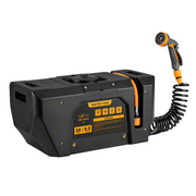 San Hima Battery Powered Portable 24L Water Tank and Shower Kit for Camping