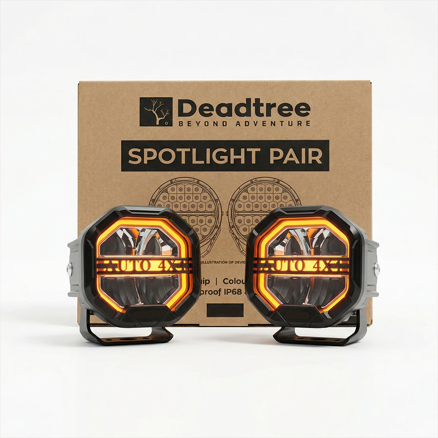 Deadtree Apex 4" Fog Lights Pair with DRL (ALO-W-4-R12T3)