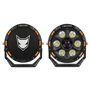 Lightfox 9" LASER LED Driving Spot Light (LF-DL-9LAS*2)
