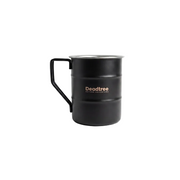 Deadtree Stainless Steel Bushmug 450ml  (Black)