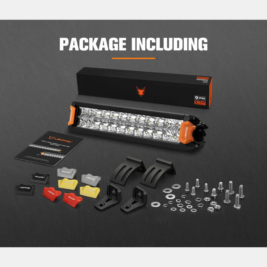 Lightfox 12" Double Row LED Light Bar (LF-LB-12DR)