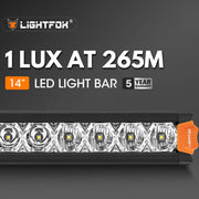 Lightfox 14" Single Row LED Light Bar (LF-LB-14SR