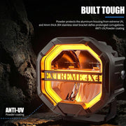 Deadtree Apex 4" Fog Lights Pair with DRL (ALO-W-4-R12T3)