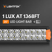 Lightfox 20" Double Row LED Light Bar (LF-LB-20DR)