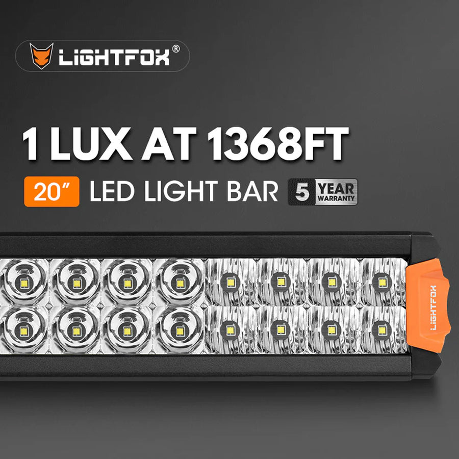 Lightfox 20" Double Row LED Light Bar (LF-LB-20DR)