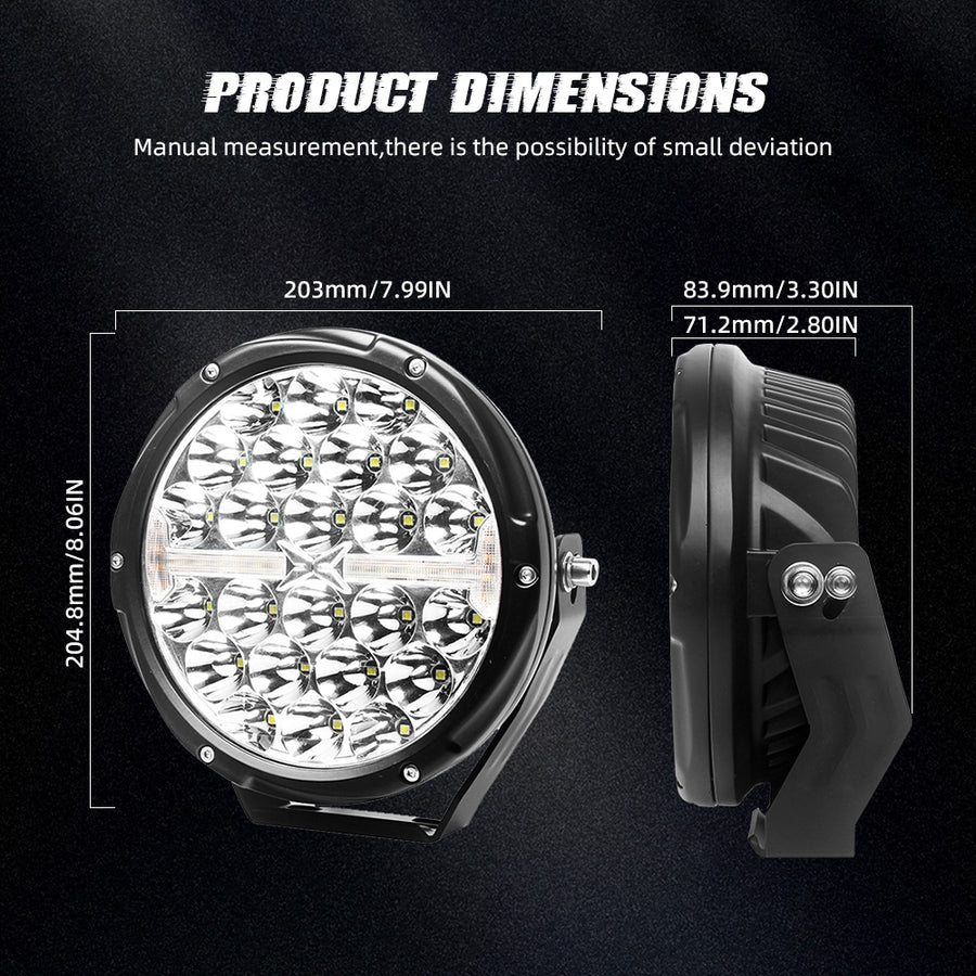 Deadtree 7" LED 4x4 Spotlights (JG-5064)