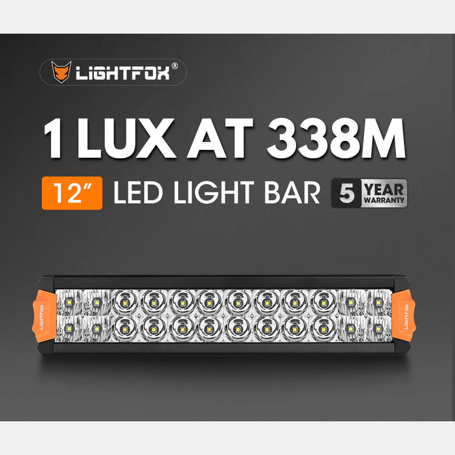 Lightfox 12" Double Row LED Light Bar (LF-LB-12DR)