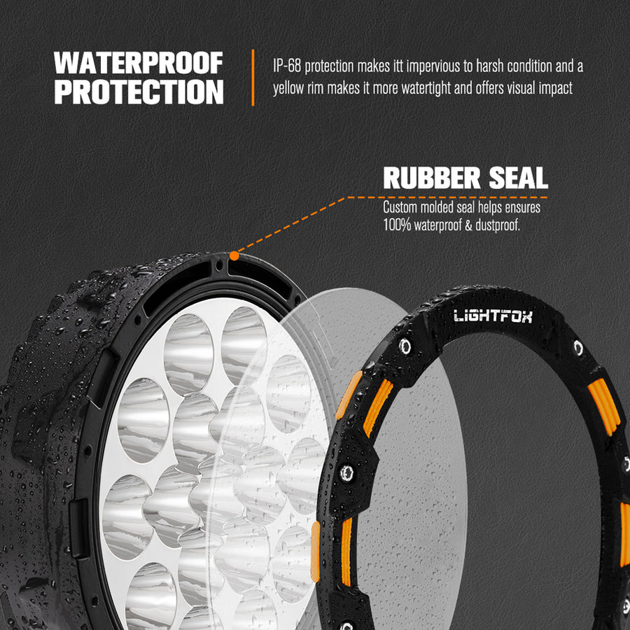 Lightfox 7" LED Driving Spot Light (DL-LED3-LF-UFA*2)