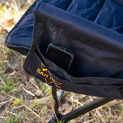 San Hima Folding Camping Chair Thick Padding Recliner