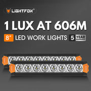 Lightfox 2x8'' Single Row LED Light Bar (LF-LB-8SR)