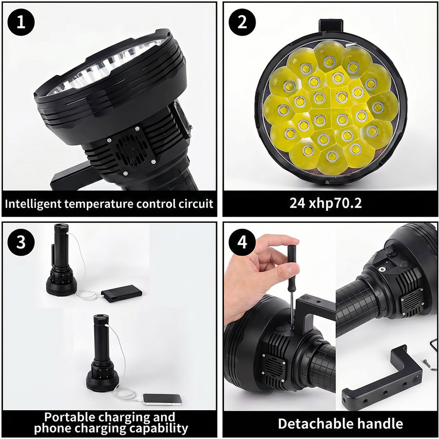 Ultrax LED 150 000 Lumens Flashlight