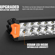 Lightfox 12" Double Row LED Light Bar (LF-LB-12DR)