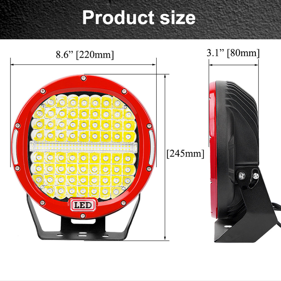 Deadtree 9" LED 4x4 Spotlights (903H)