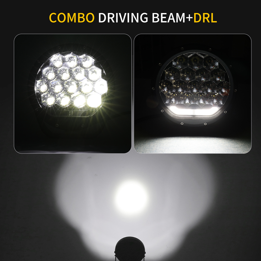 Deadtree 4x4 Spotlight Set 7 Inch with DRL (D-001)