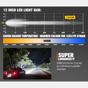 Lightfox 12" Double Row LED Light Bar (LF-LB-12DR)