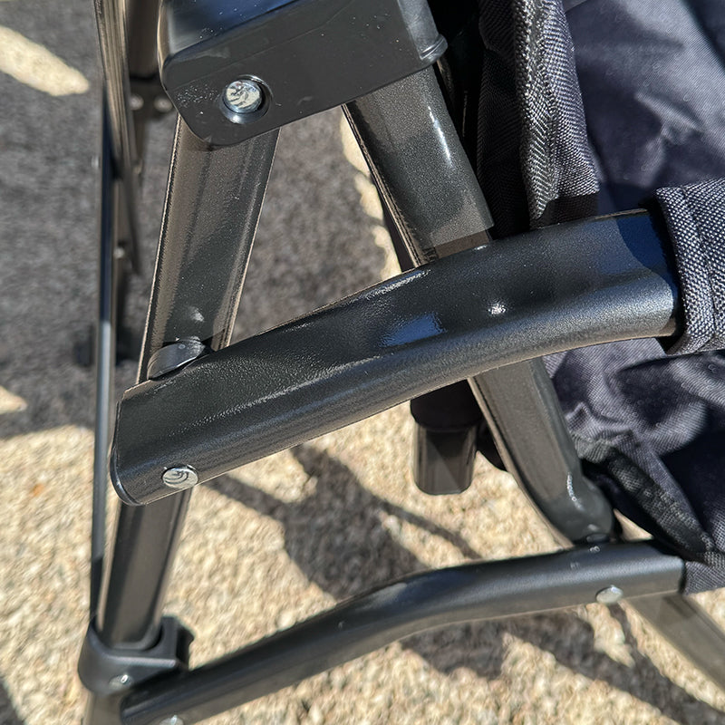 San Hima Folding Camping Chair Thick Padding Recliner