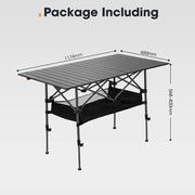 San Hima Foldable Camping Table
