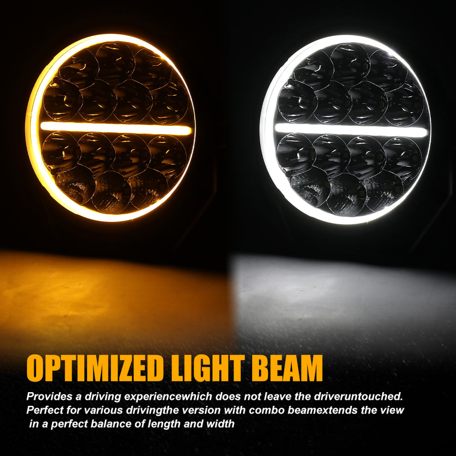 Deadtree 7" LED 4x4 Spotlights (D-065)