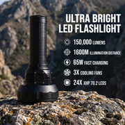 Ultrax LED 150 000 Lumens Flashlight