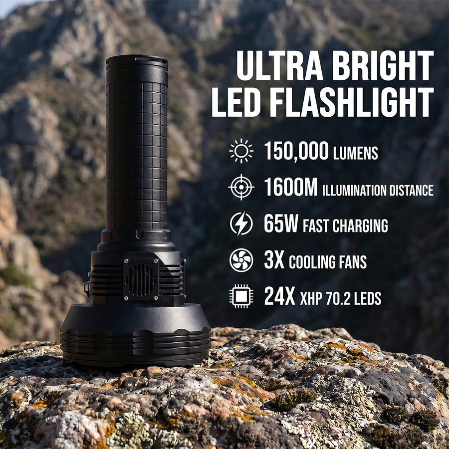 Ultrax LED 150 000 Lumens Flashlight