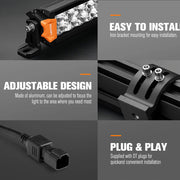 Lightfox 20" Double Row LED Light Bar (LF-LB-20DR)