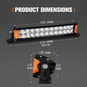 Lightfox 12" Double Row LED Light Bar (LF-LB-12DR)