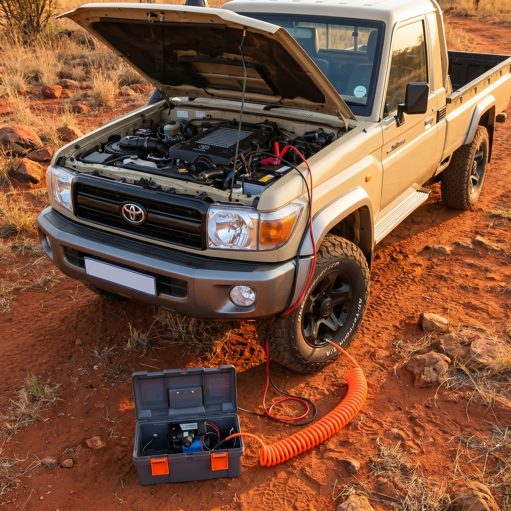 Deadtree Portable High Flow Compressor 12V with Storage Case