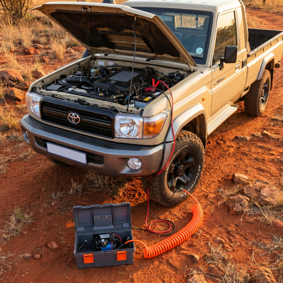 Deadtree Portable High Flow Compressor 12V with Storage Case