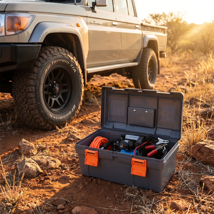 Deadtree Portable High Flow Compressor 12V with Storage Case