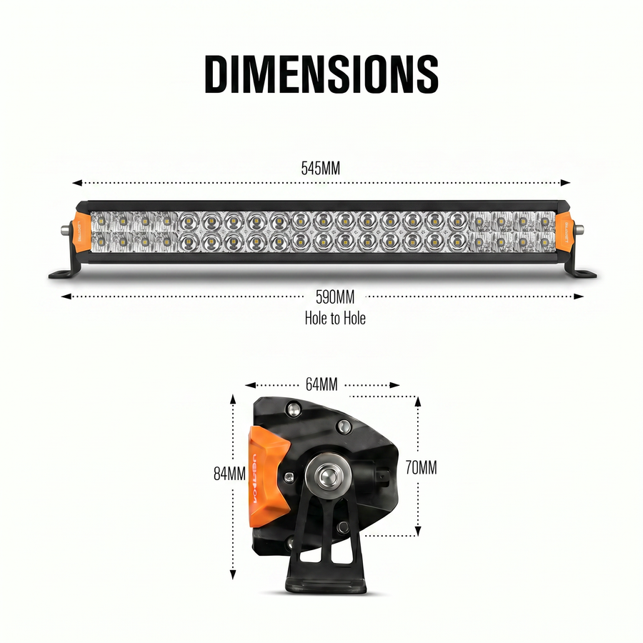 Lightfox 20" Double Row LED Light Bar (LF-LB-20DR)