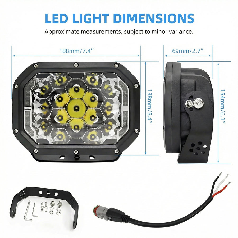 Deadtree 4x4 LED Spotlight Set (D947)