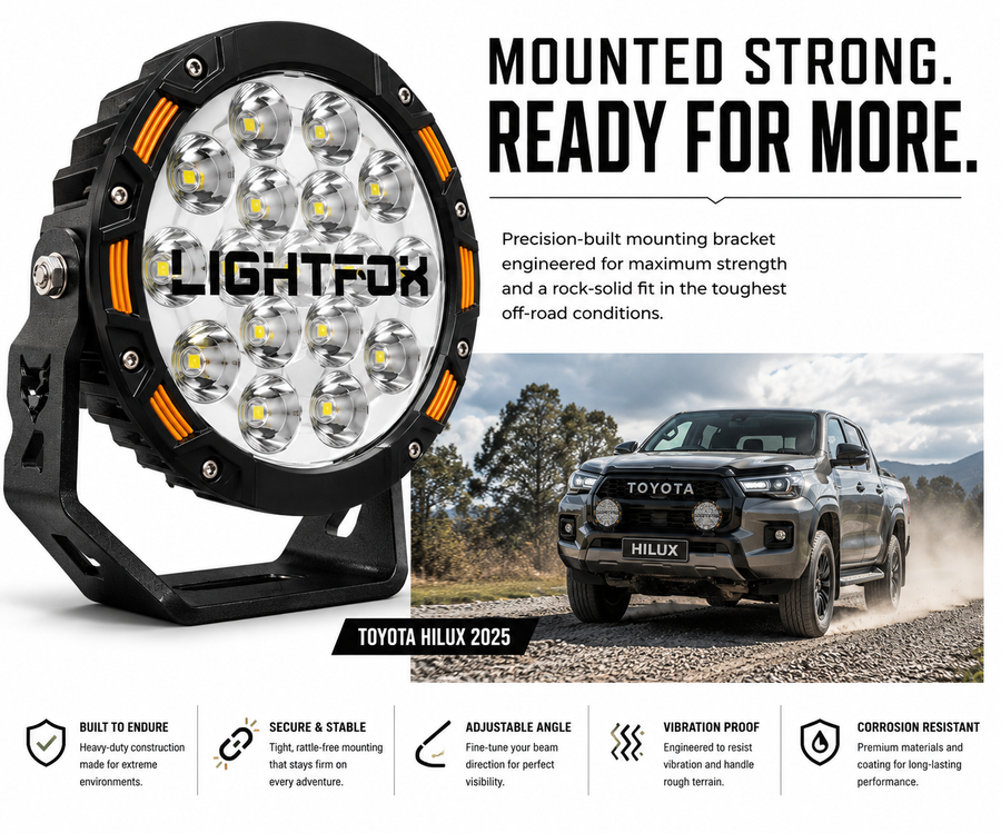 Lightfox 7" LED Driving Spot Light (DL-LED3-LF-UFA*2)