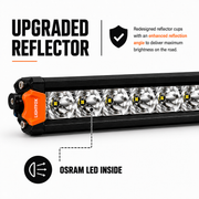 Lightfox 2x8'' Single Row LED Light Bar (LF-LB-8SR)
