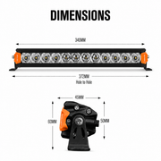 Lightfox 14" Single Row LED Light Bar (LF-LB-14SR)