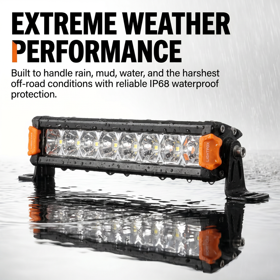 Lightfox 2x8'' Single Row LED Light Bar (LF-LB-8SR)