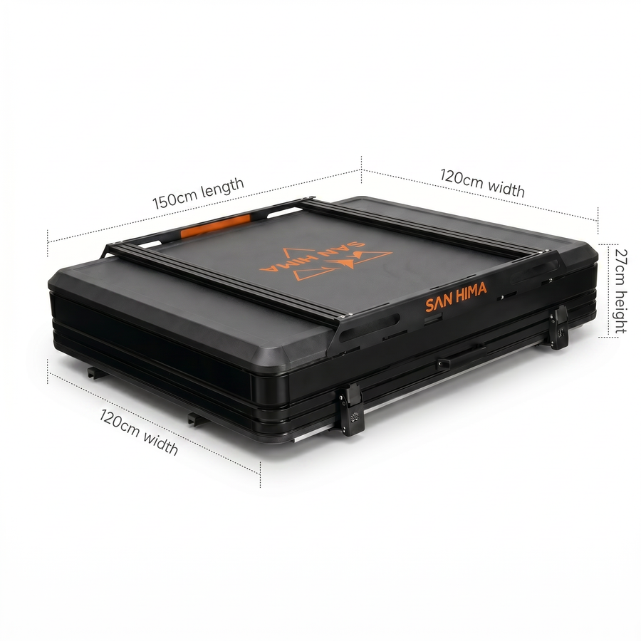 San Hima Jervis Waterproof Hardshell Rooftop Tent with Ladder
