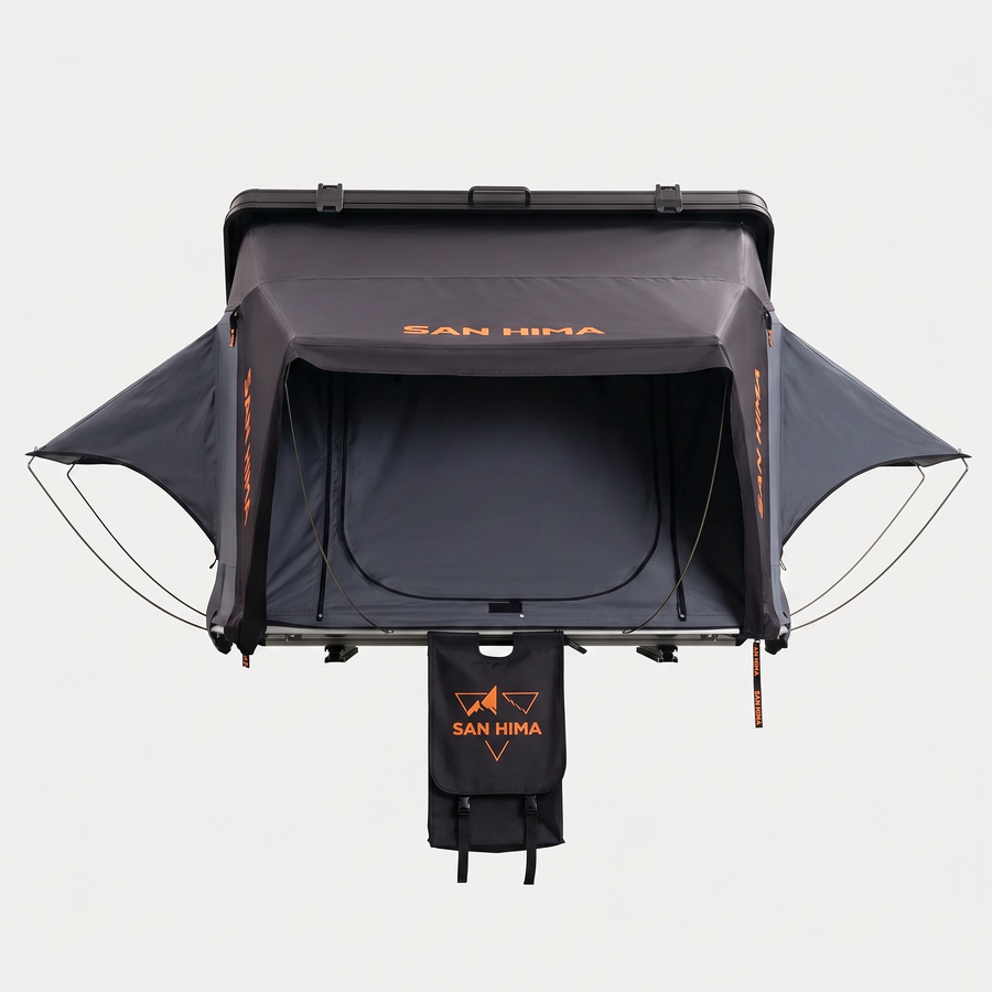 San Hima Jervis Waterproof Hardshell Rooftop Tent with Ladder