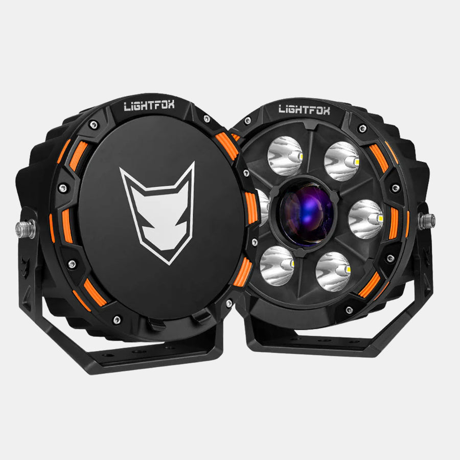 Lightfox 7" LASER LED Driving Spot Light (LF-DL-7LAS*2)