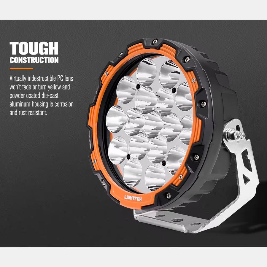 Lightfox 7" LED Driving Spot Light (LF-DL7-PF*2)