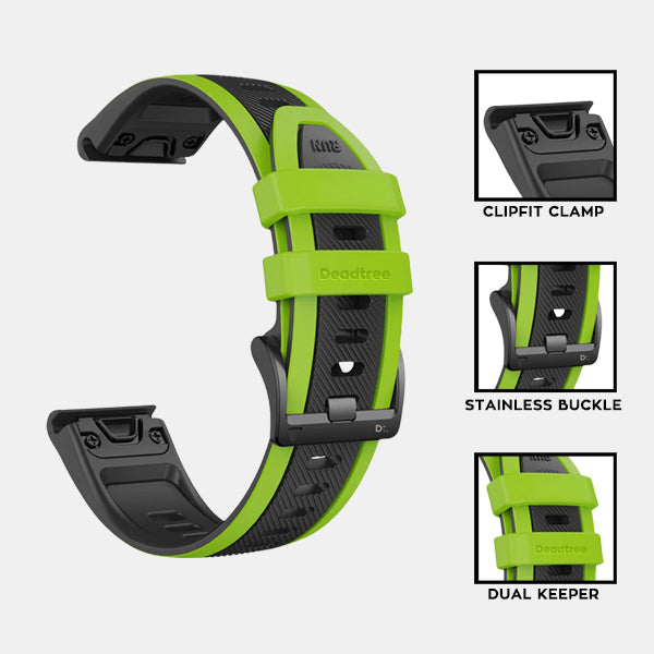 Deadtree Dual Track 26mm Watch Strap for Garmin