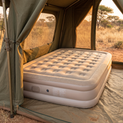 Inflatable Double Mattress With Built In Rechargeable Pump