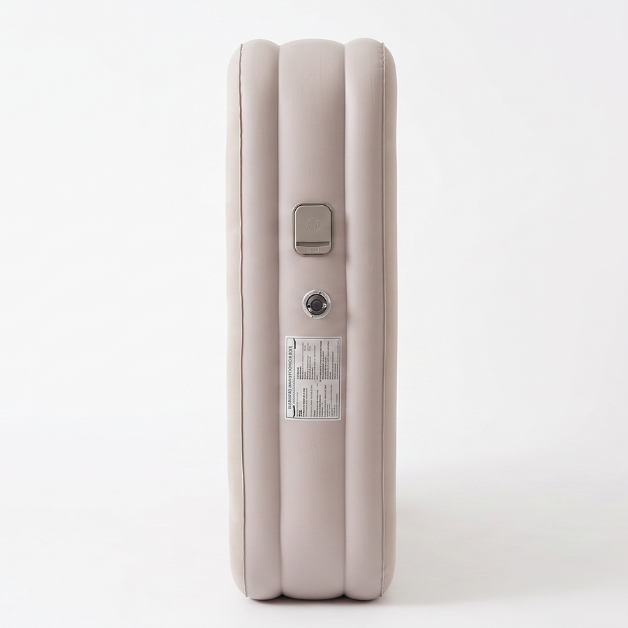 Inflatable Double Mattress With Built In Rechargeable Pump