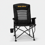 San Hima Folding Camping Chair Thick Padding Recliner