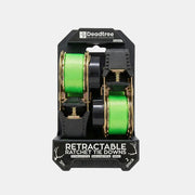 Deadtree Retractable Rachet Tie Down Set (3m)
