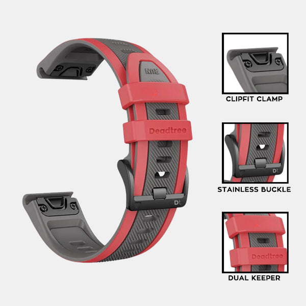 Deadtree Dual Track 26mm Watch Strap for Garmin