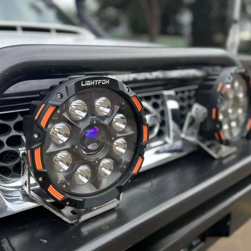 Lightfox 7" LASER LED Driving Spot Light (LF-DL-7LAS*2)