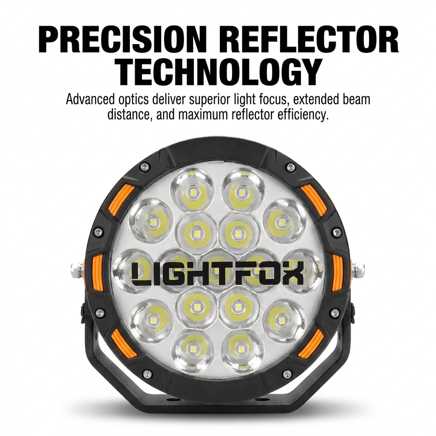 Lightfox 7" LED Driving Spot Light (DL-LED3-LF-UFA*2)
