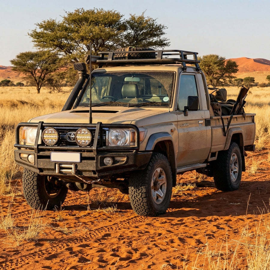 Deadtree D090 Combo — 7" Spotlight Pair + Free 20" Light Bar